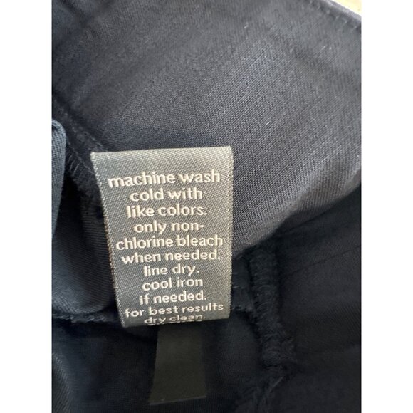 The Limited Womens Navy Blue Stretch Pants Size 18W exact stretch ankle - Picture 6 of 6